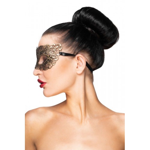 Золотистая карнавальная маска  Альтаир